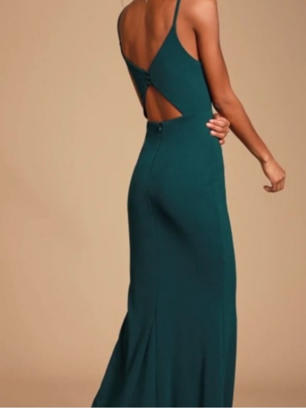 Lulus Teal Green Formal Gown - Picture 2 of 10